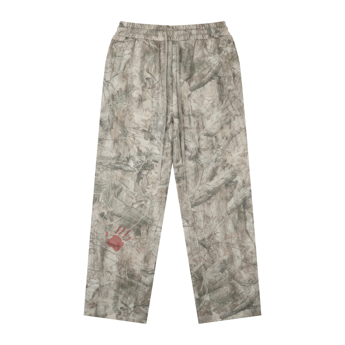 Limited Red Hand new camo Unisex Fleece Tree Camo Sweatpants