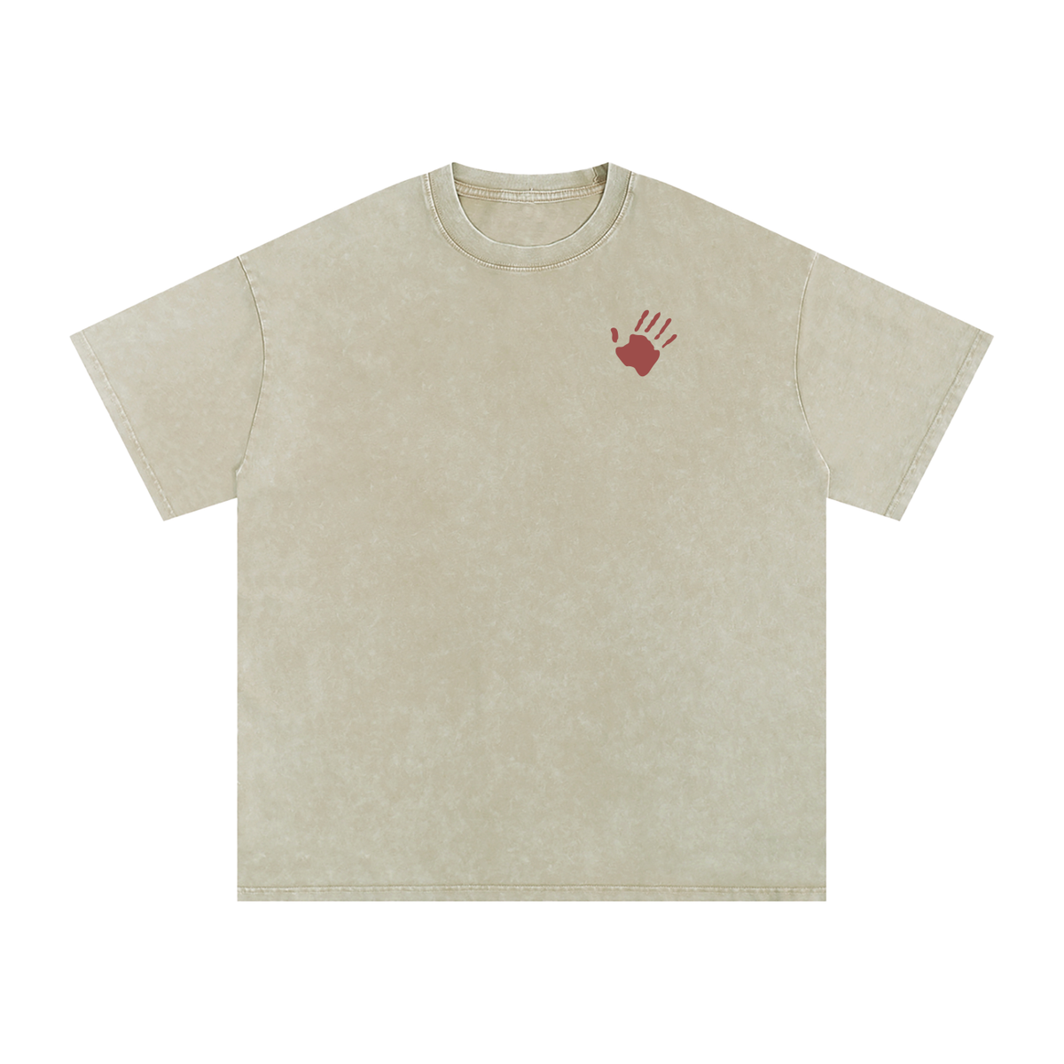Deer Woman 2.0 Snow Washed Oversized Cotton T-Shirt