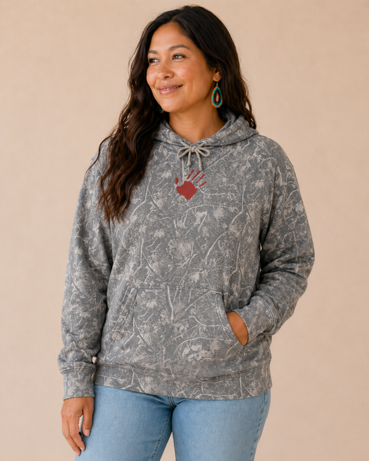 Limited Red Hand Camo Hoodie