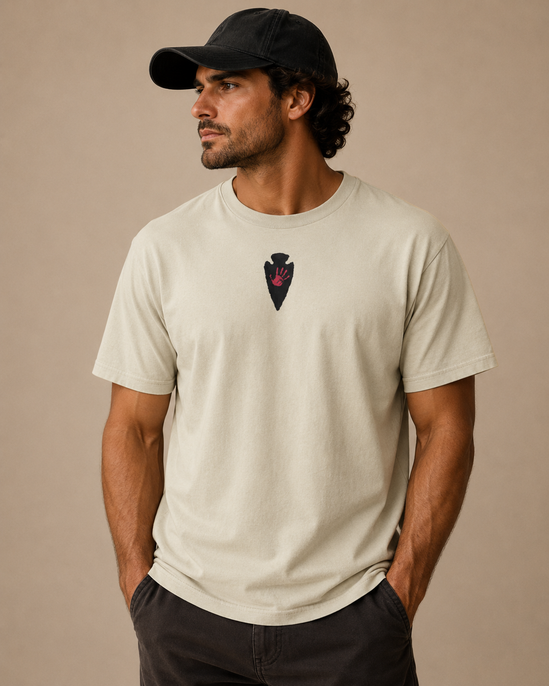 Red Hand Arrowhead Tee