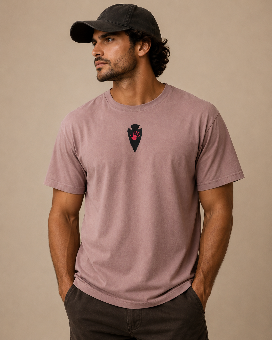 Red Hand Arrowhead Tee