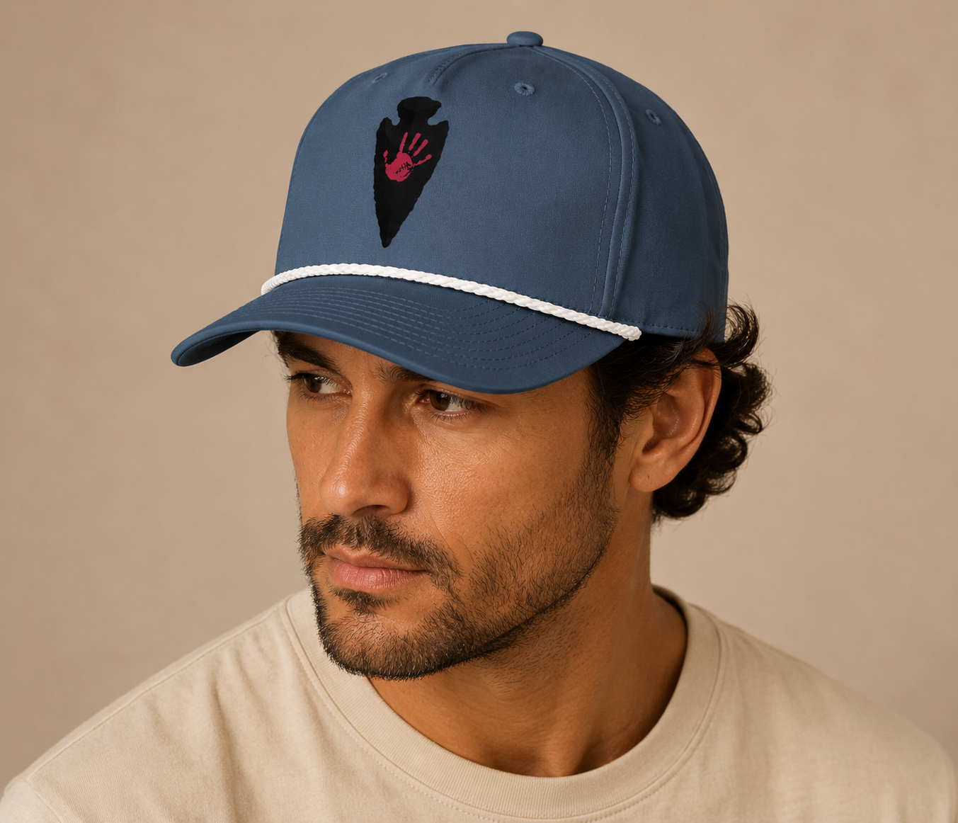 Red Hand Arrowhead Hat