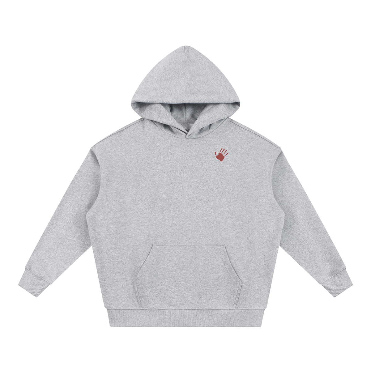 Essential Red Hand Heavyweight Hoodie