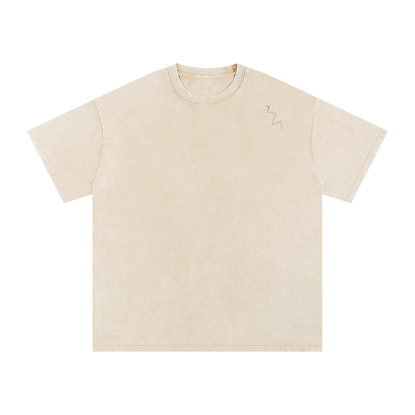 Retro Contrary Snow Washed Oversized Cotton T-Shirt