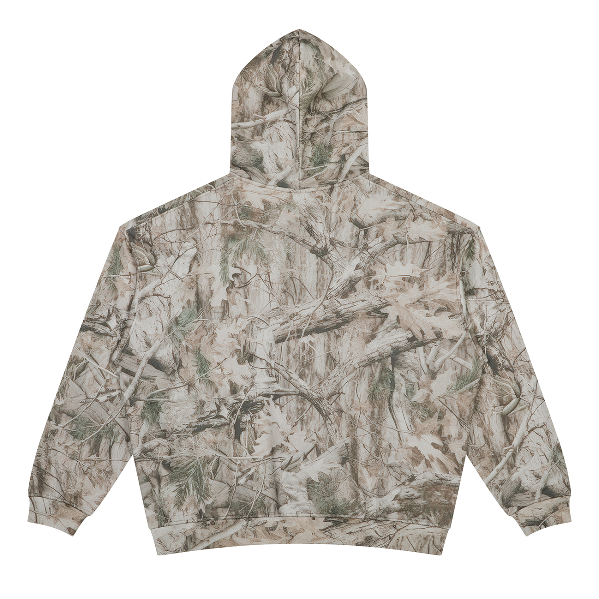 Limited Red Hand New Camo Unisex Oversized Fleece Tree Camo Hoodie