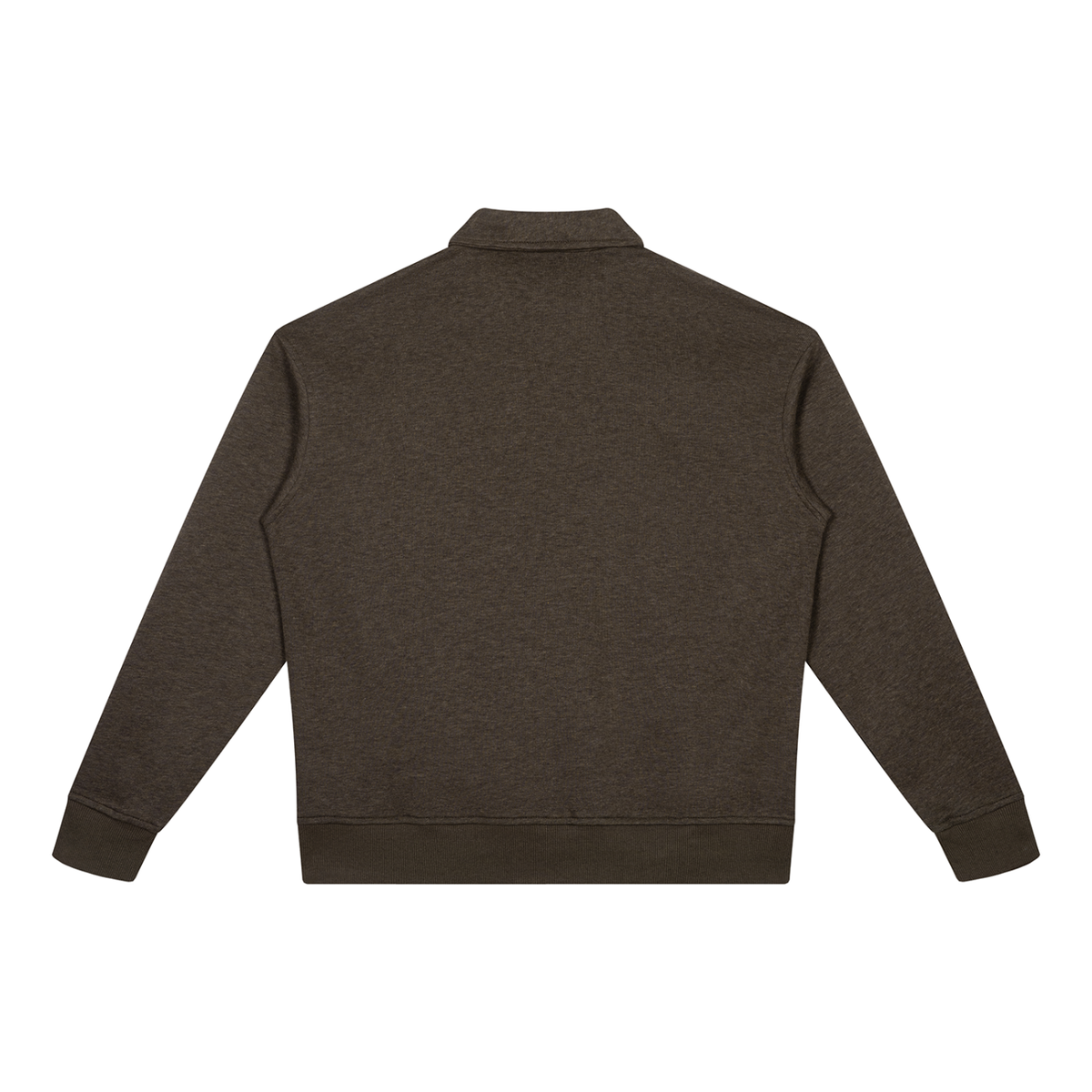 Leave Good Tracks — Boxy Quarter-Zip Sweatshirt
