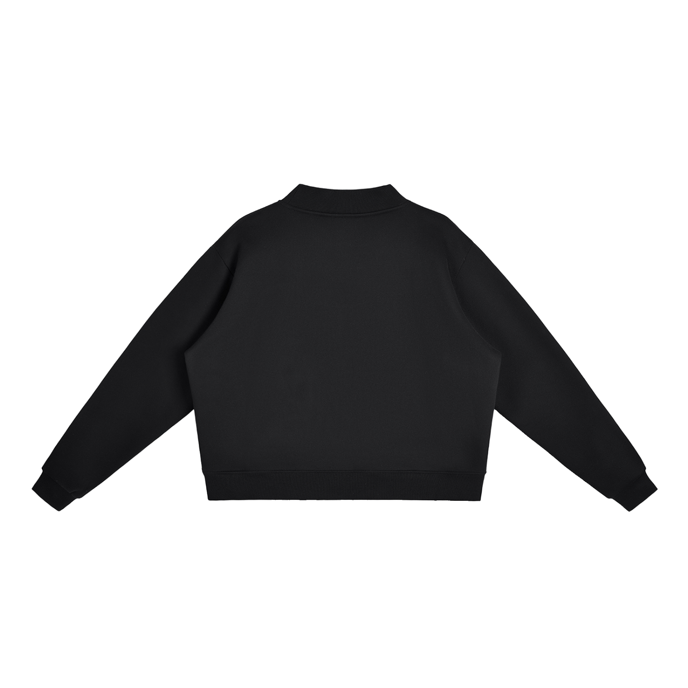 Contrary Club Fleece Mock-Neck Crew Sweatshirt