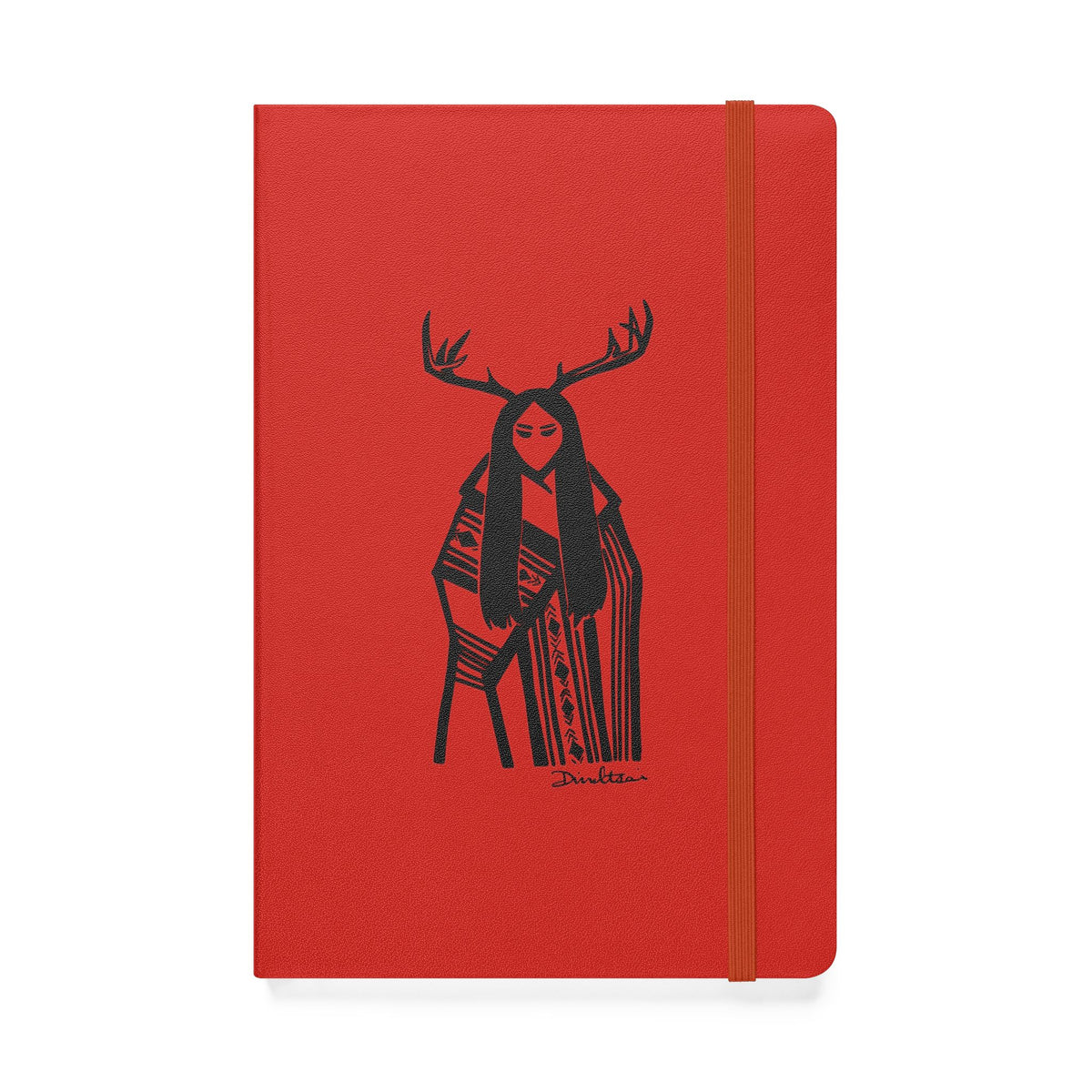 Antler Woman Hardcover Notebook