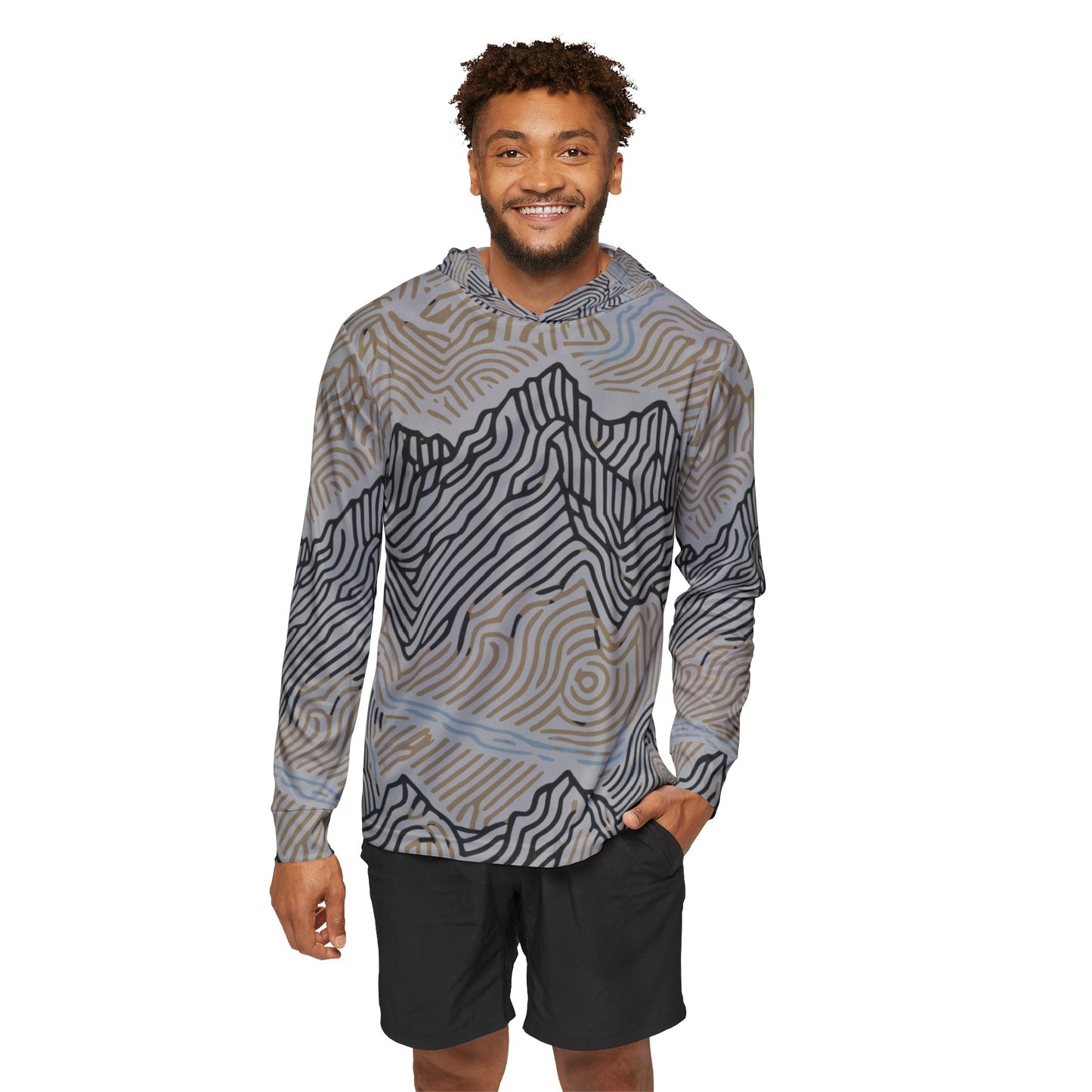 Tetons Topo Sun Hoodie