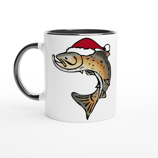 Native Instinct 11 oz Ceramic Mugs: Christmas Ugly Brown