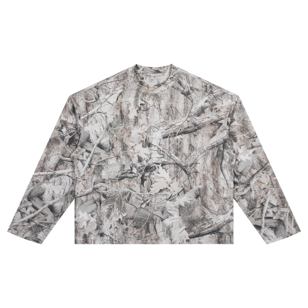Nonconformist Feather — Camo Waffle Long Sleeve