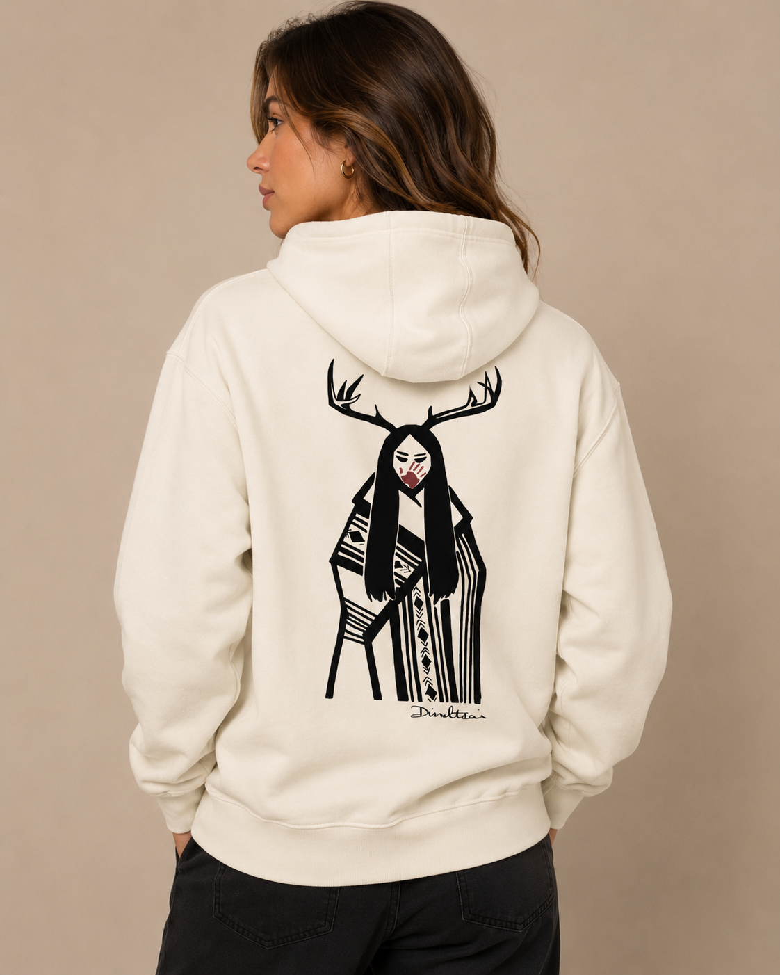 Premium Deer Woman Full Zip hoodie