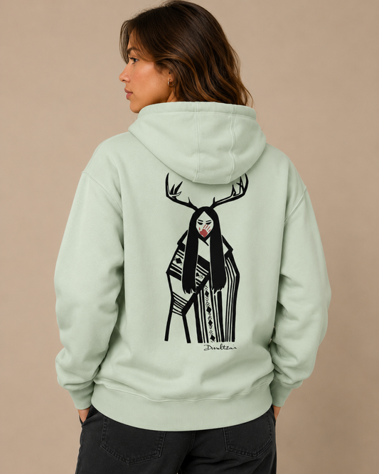 Premium Deer Woman Full Zip hoodie