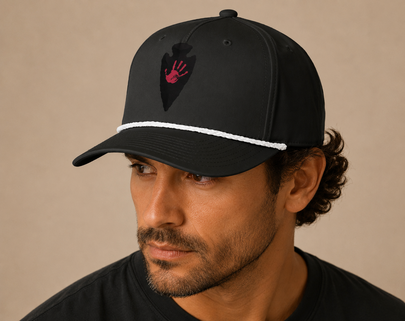 Red Hand Arrowhead Hat