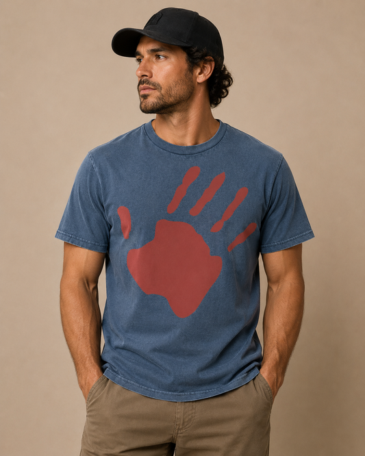 Limited Red Hand Vintage Tee