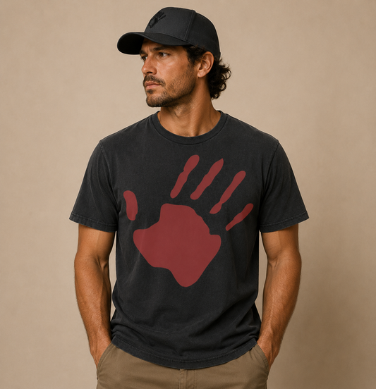 Limited Red Hand Vintage Tee