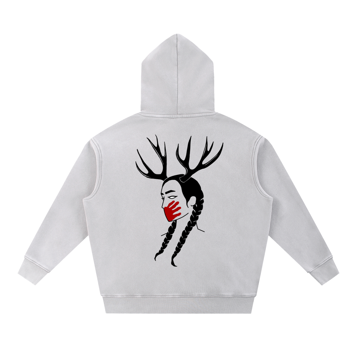 Deer woman 2.0 Snow Wash Fleece Oversize Hoodie