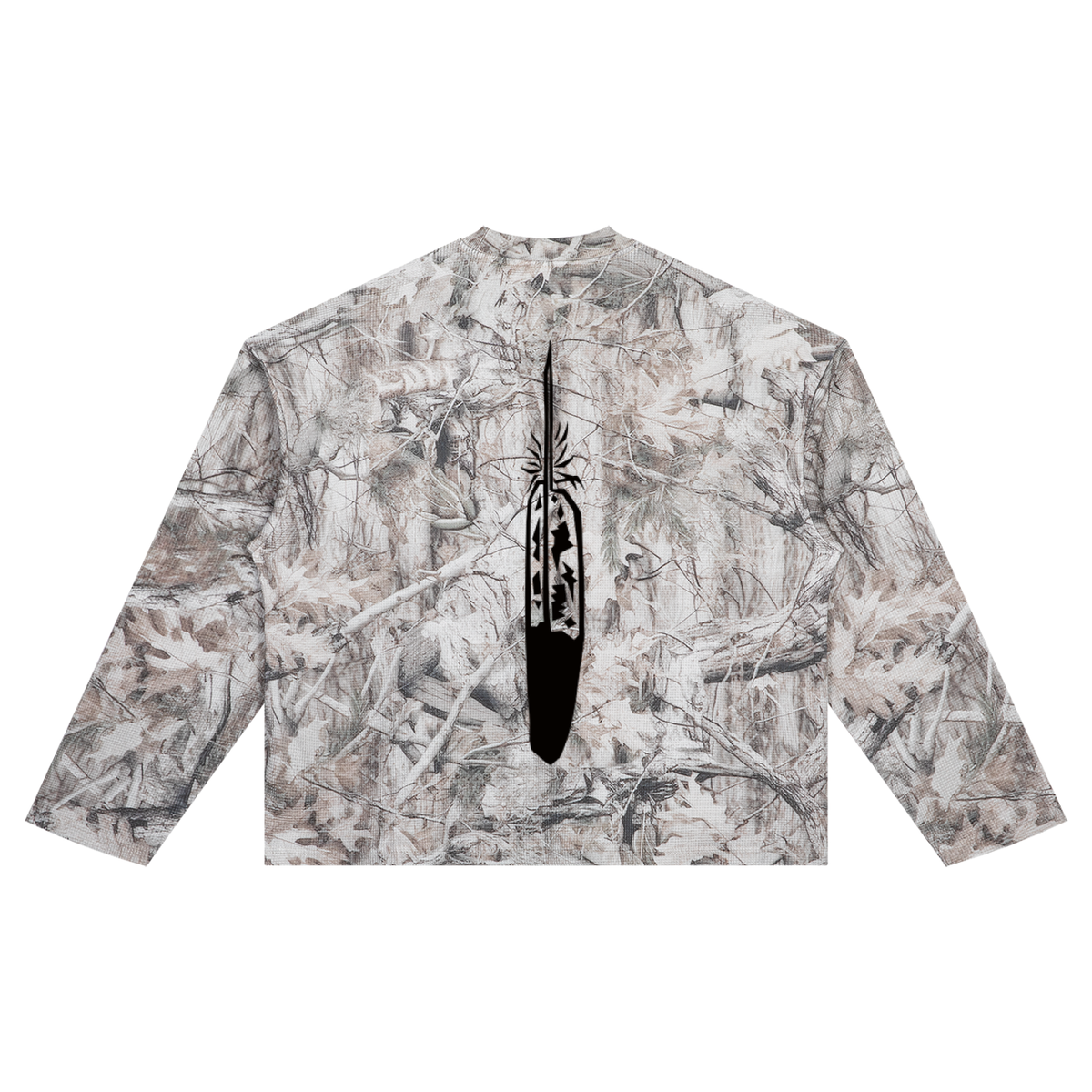 Nonconformist Feather — Camo Waffle Long Sleeve