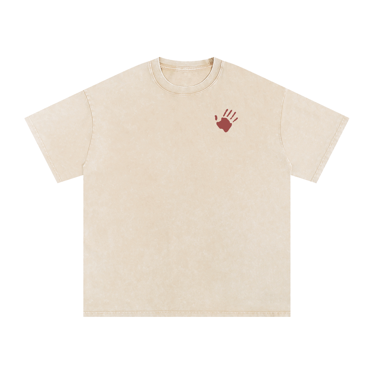 Deer Woman 2.0 Snow Washed Oversized Cotton T-Shirt