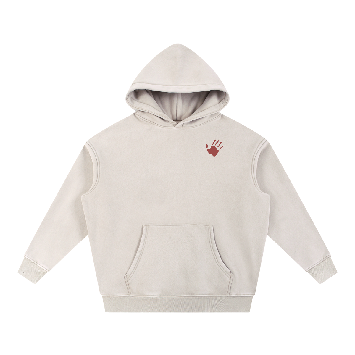 Deer woman 2.0 Snow Wash Fleece Oversize Hoodie