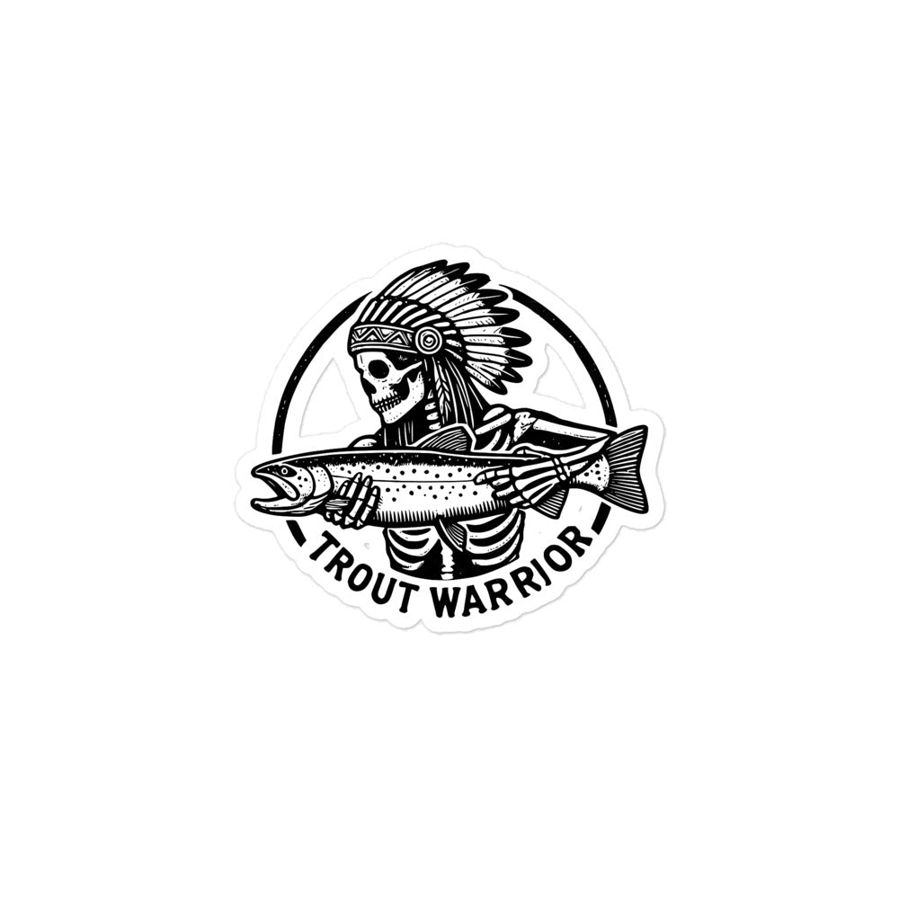 Trout Warrior Sticker