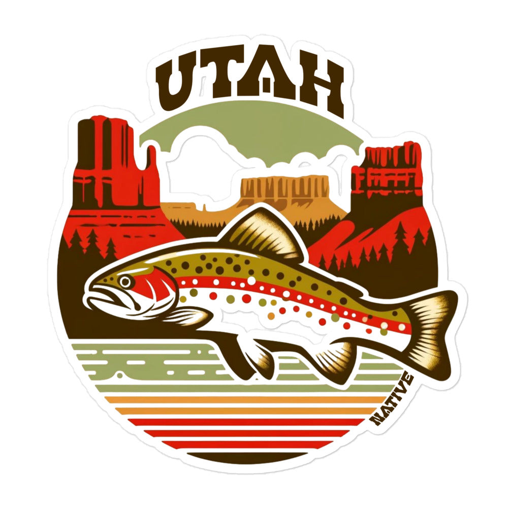 Utah Native Sticker