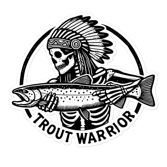 Trout Warrior Sticker