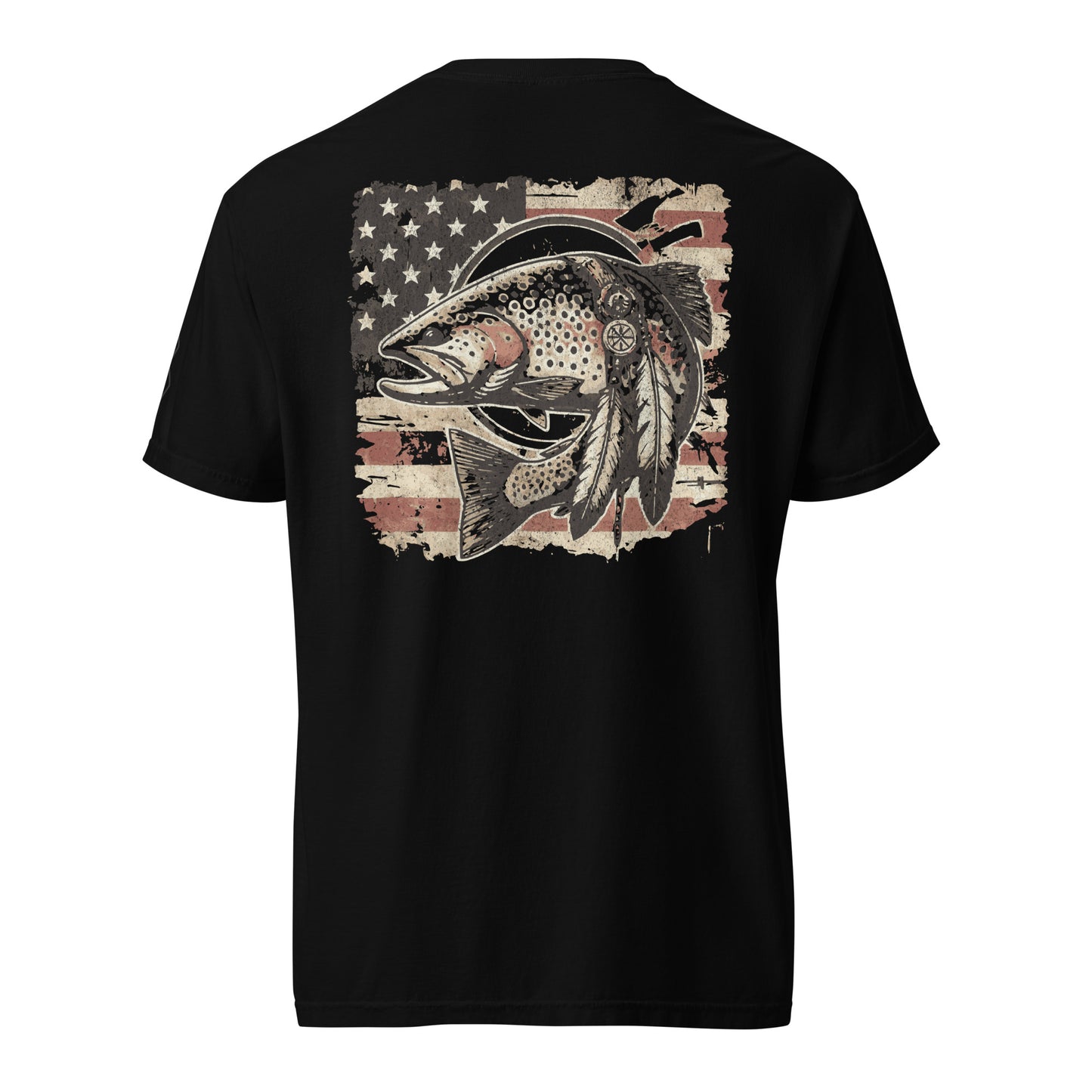 Native Patriotic Trout Tee