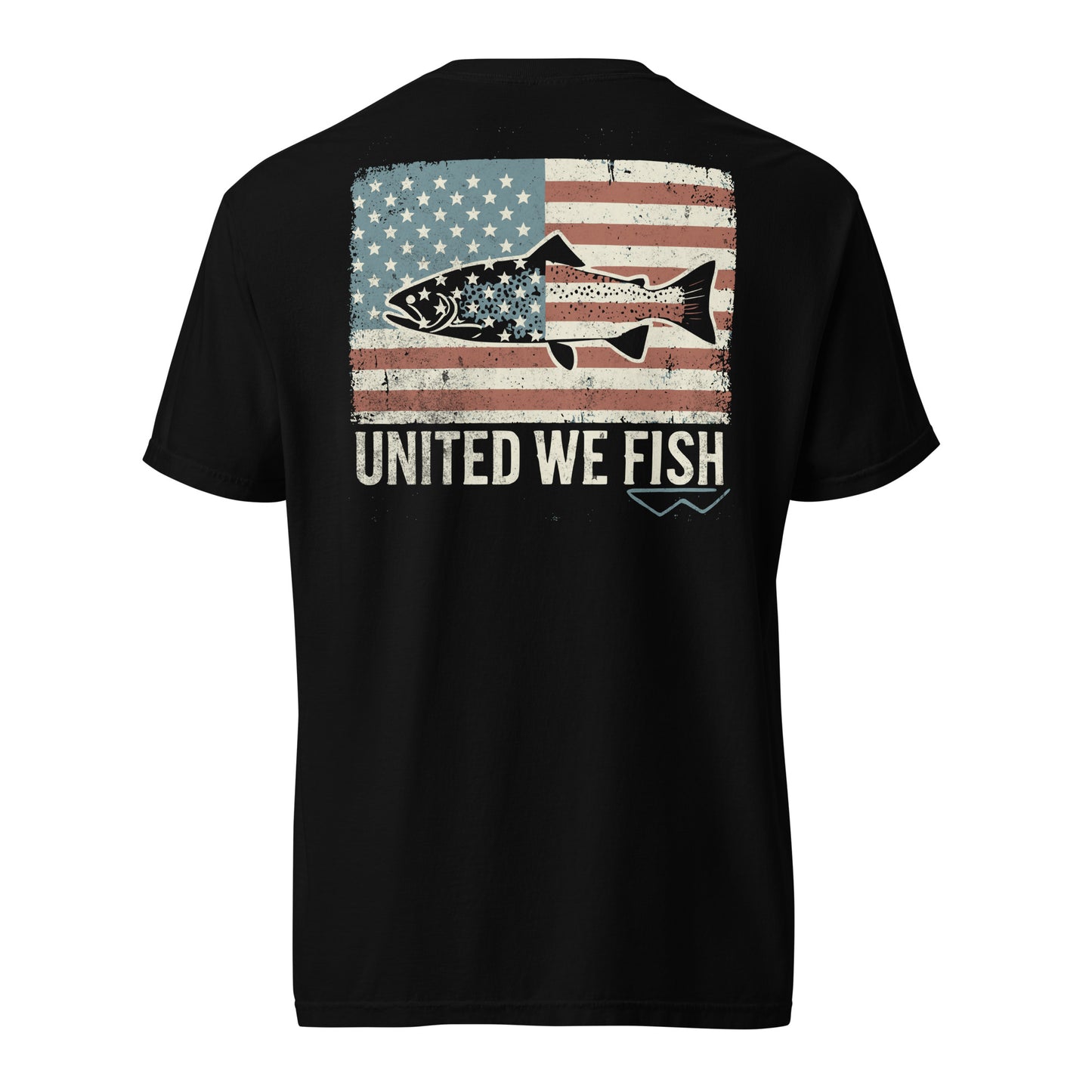 United We Fish Patriotic Tee