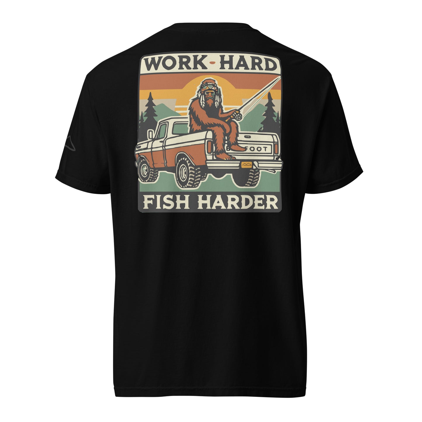 Work Hard Fish Harder Tee