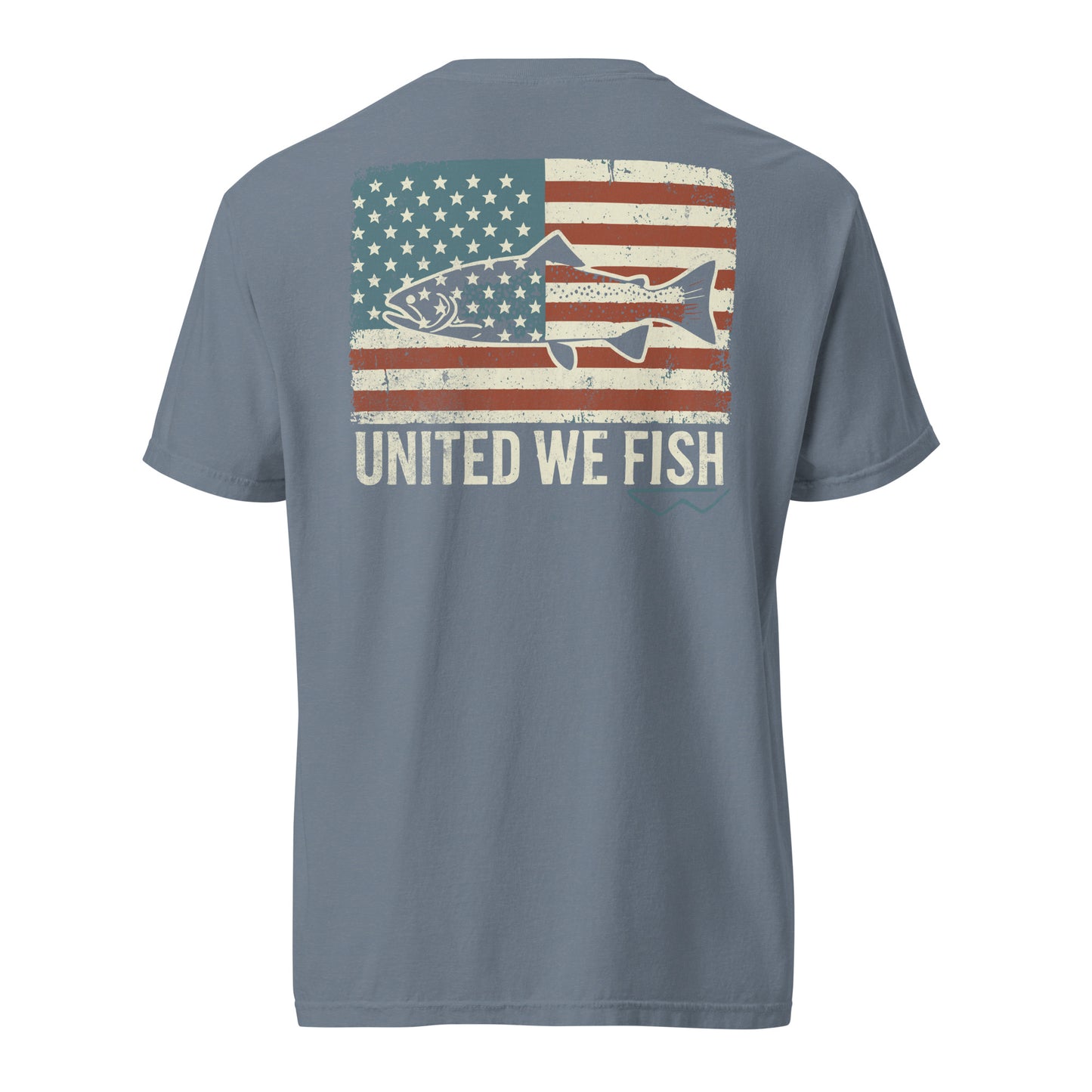 United We Fish Patriotic Tee