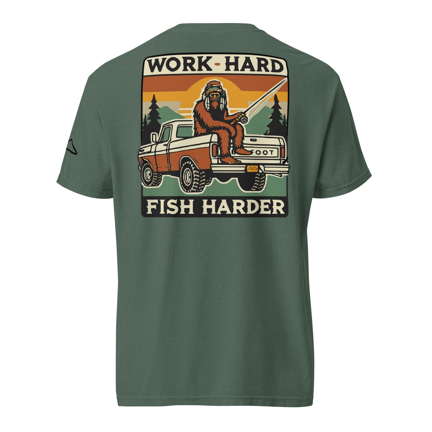 Work Hard Fish Harder Tee