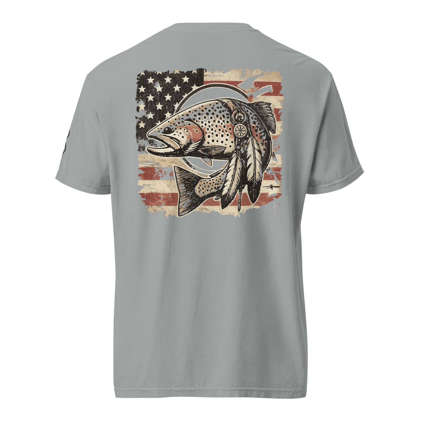 Native Patriotic Trout Tee