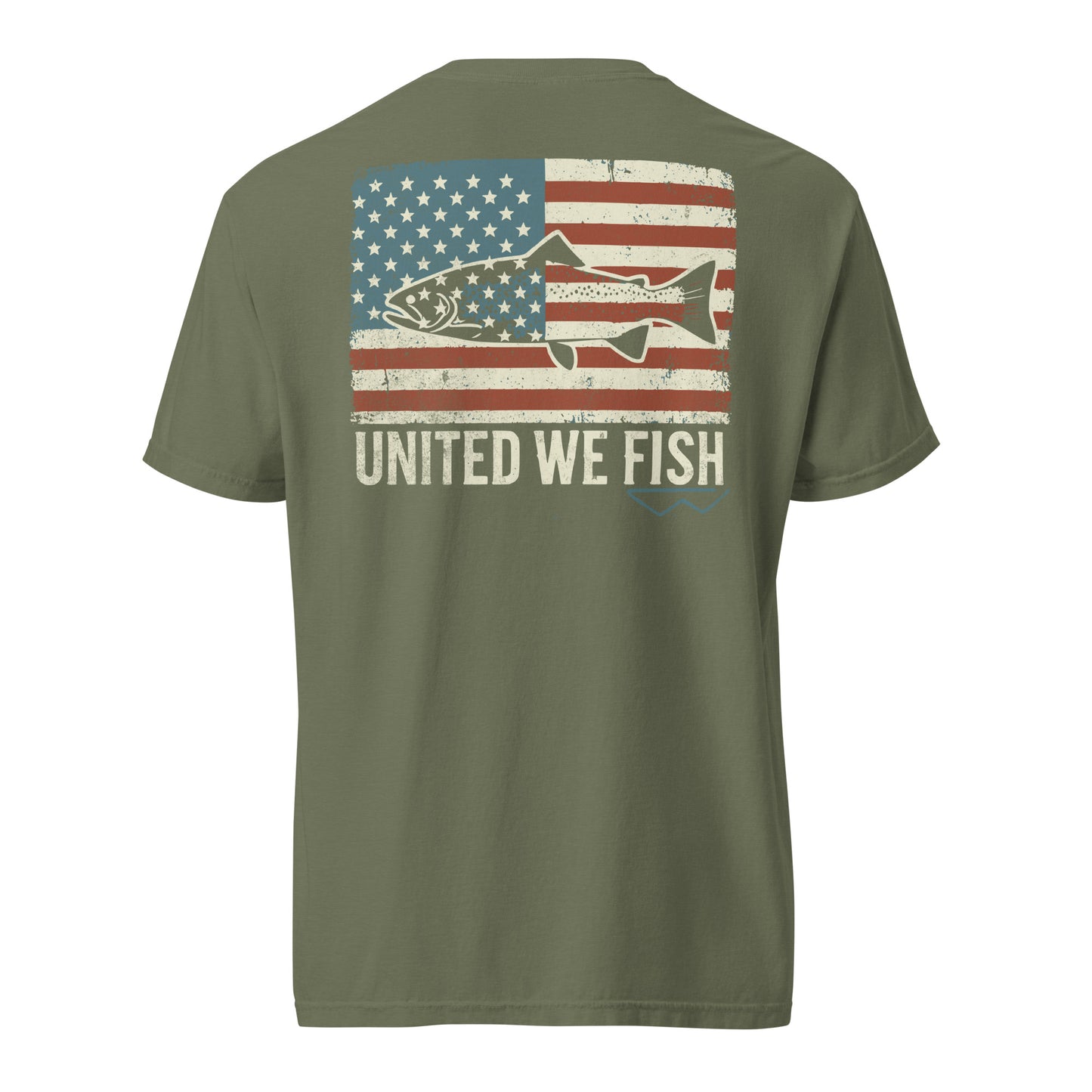 United We Fish Patriotic Tee