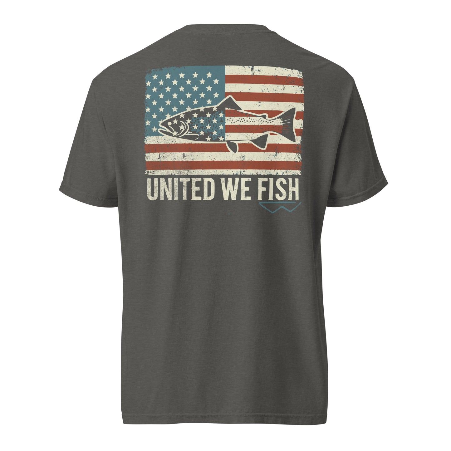 United We Fish Patriotic Tee