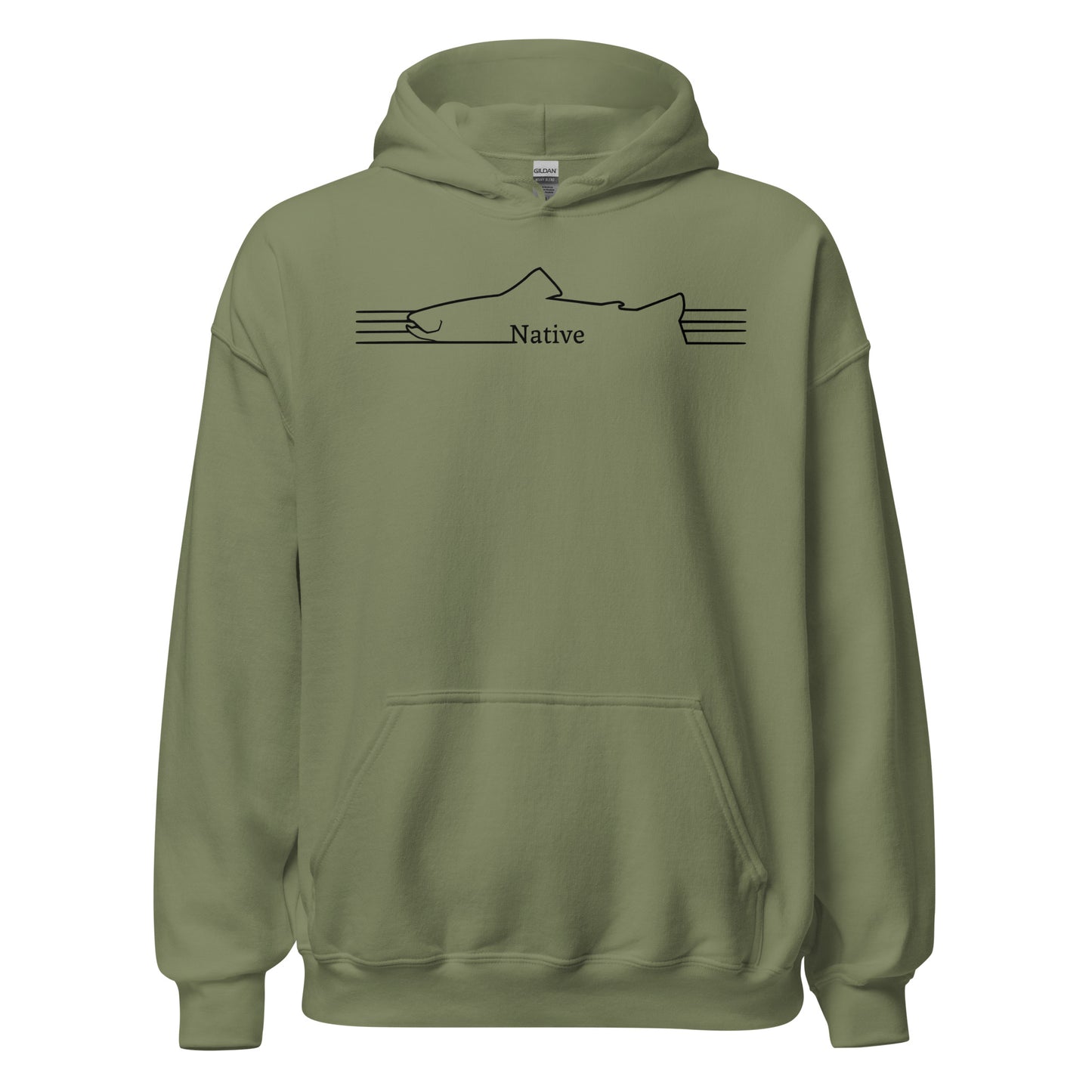 Native Trout Lines Hoodie