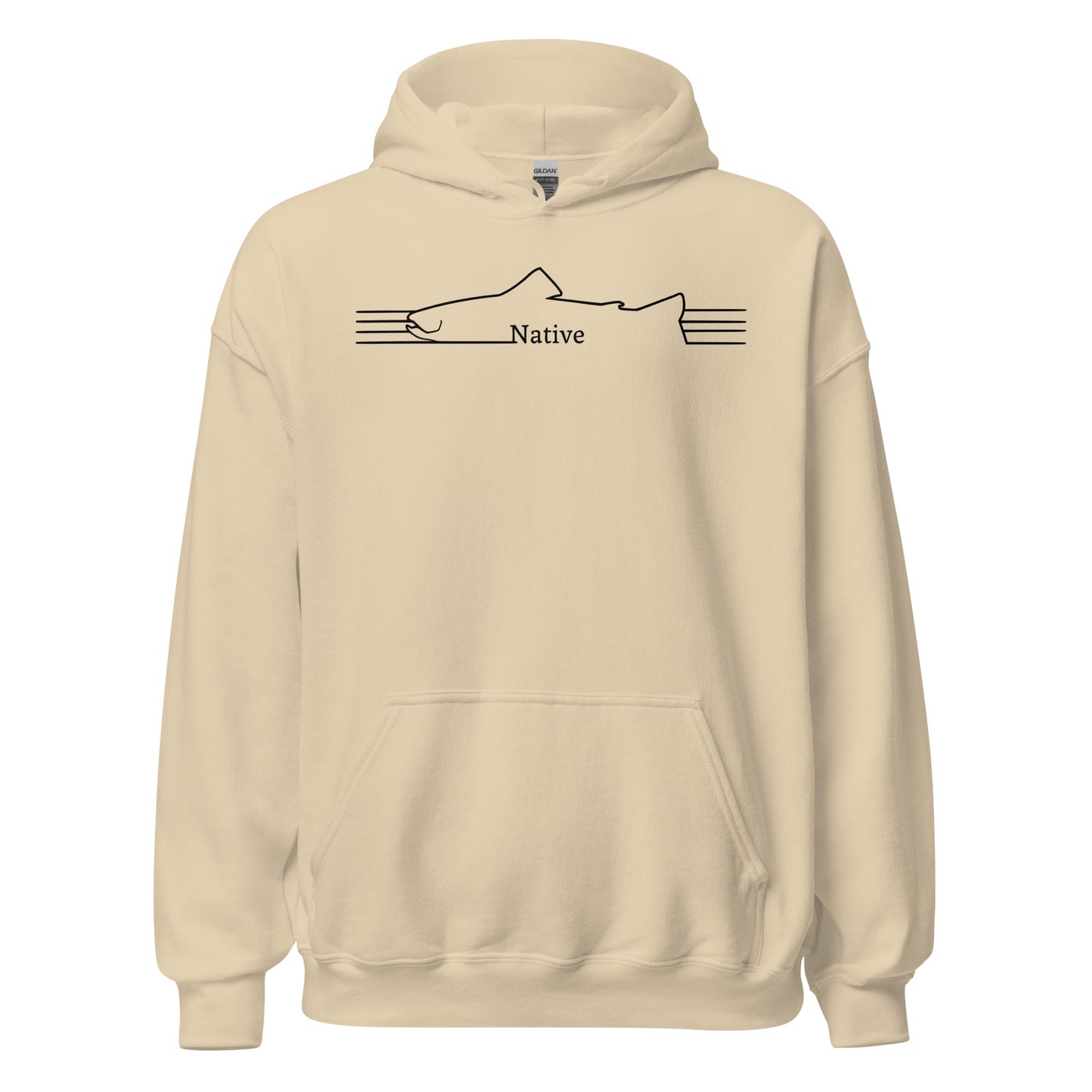 Native Trout Lines Hoodie