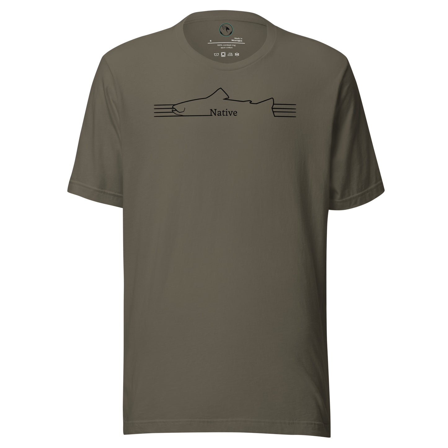 Native Trout Lines Tee